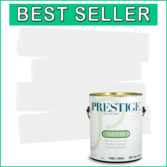 1 Gallon Low VOC Satin Interior Paint - Smooth Application, Durable Coverage