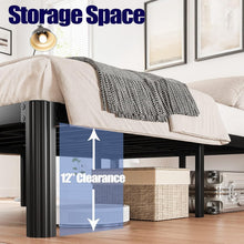 Load image into Gallery viewer, Sturdy Twin XL Platform Bed Frame with Round Corners - Easy Assembly &amp; Storage