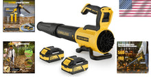 Load image into Gallery viewer, Efficient 180 MPH Cordless Leaf Blower - 2 x 4.0Ah Battery &amp; Charger Included