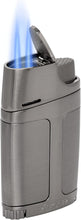 Load image into Gallery viewer, ELX Double Jet Flame Torch Lighter - Built-in Cigar Punch &amp; Adjustment Wheel