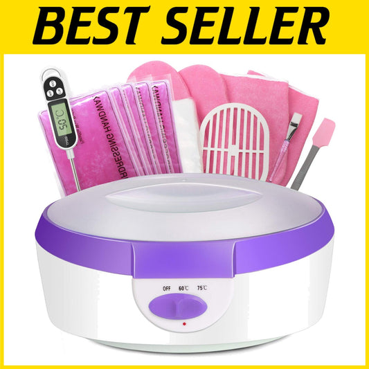 Quick Heating Paraffin Wax Machine - Complete Home Spa Kit for Arthritis Relief