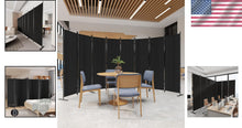 Load image into Gallery viewer, Portable 8-Panel Room Divider - Freestanding Privacy Solution, 160" W x 71" H