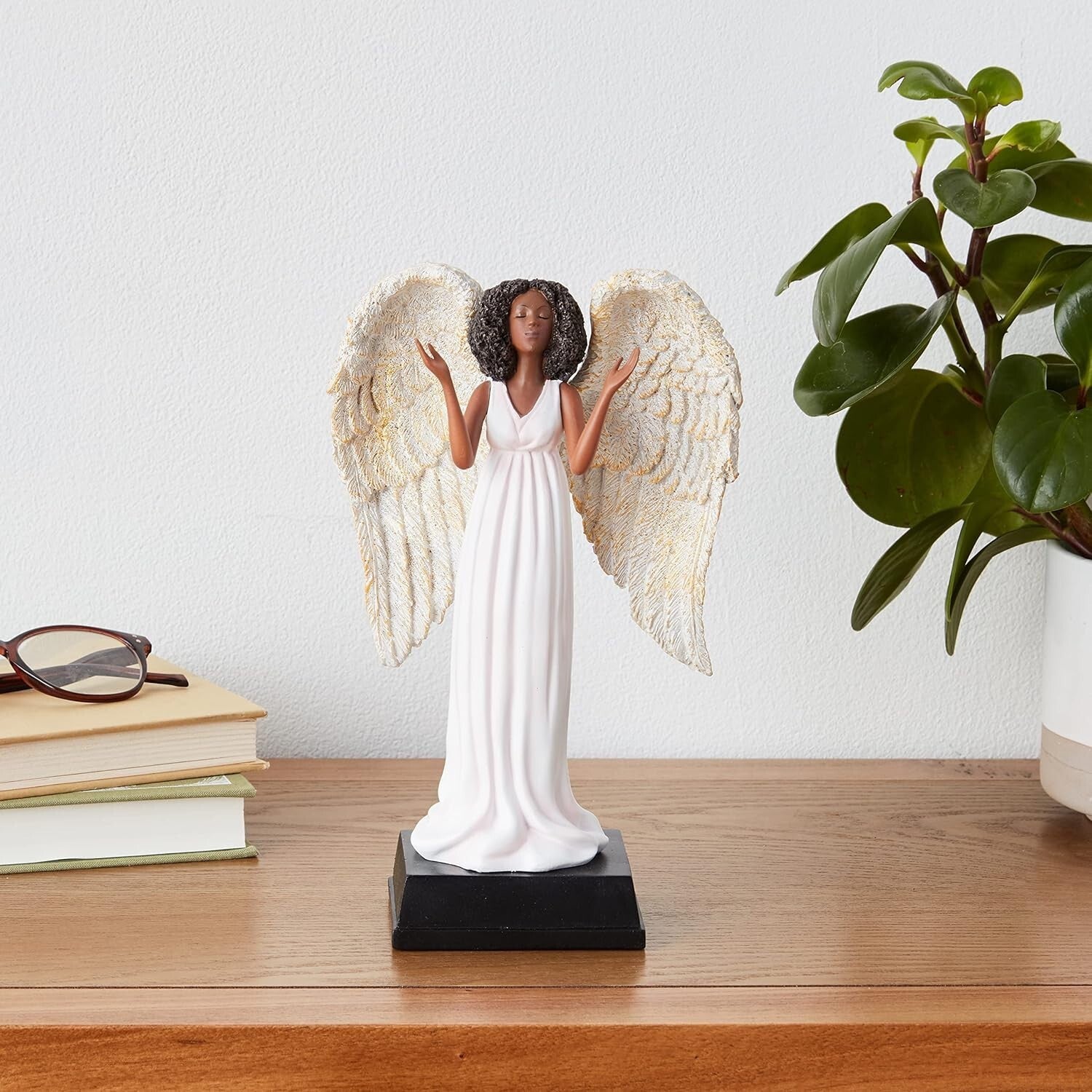 Meaningful Pink Angel Figurine - Perfect African American Gift for All Occasions