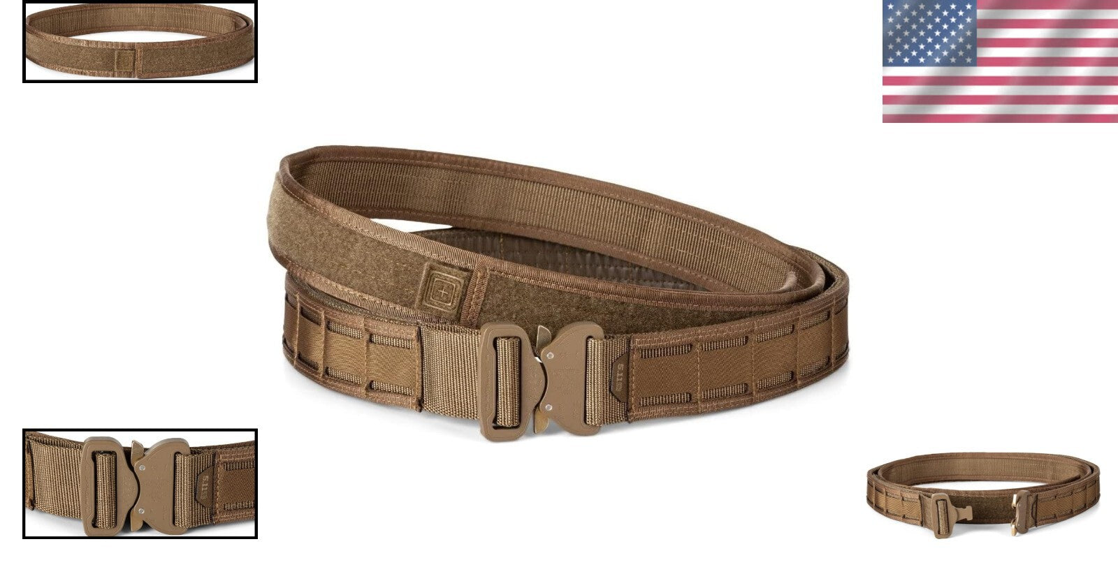 Ergonomic Tactical Battle Belt for Active Lifestyle - 1.75" Width, MOLLE Ready