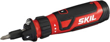 Load image into Gallery viewer, Cordless Electric Screwdriver with Circuit Sensor &amp; 45-Piece Bit Set - Red/Black