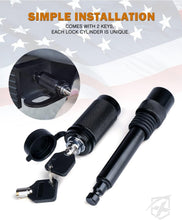Load image into Gallery viewer, Universal Fit 2" Tow Hitch Receiver Cover with Scratch-Resistant American Flag