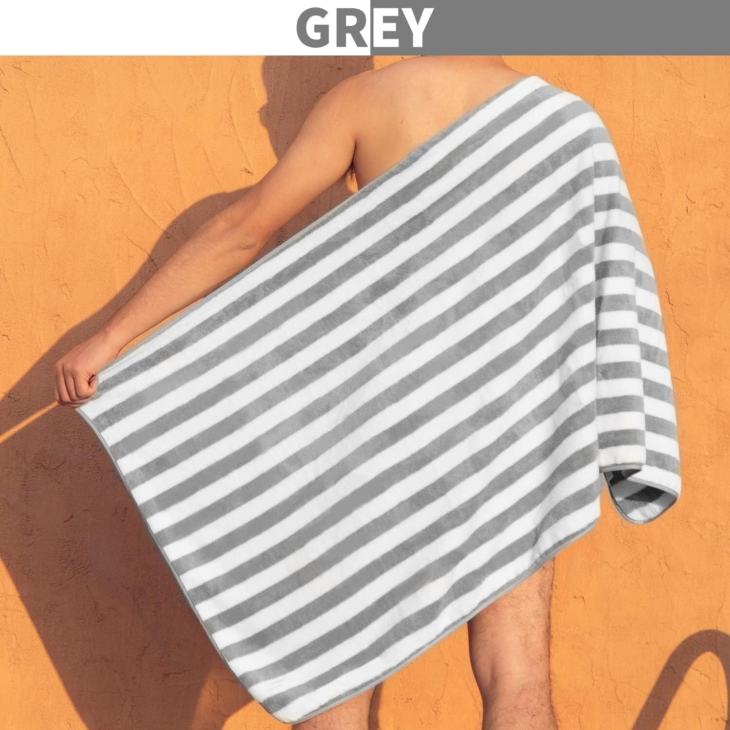 Versatile Microfiber Towel Set - Soft, Quick Dry Bath & Hand Towels for Family