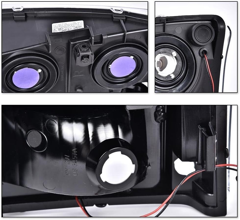 Direct Bolt-On Chrome Headlight Assembly for 2003-2006 Chevy Silverado 1500/2500