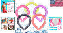 Load image into Gallery viewer, Comfortable 5 Pcs Neck Ice Wraps in Macaron Colors - Perfect for Outdoor Relief
