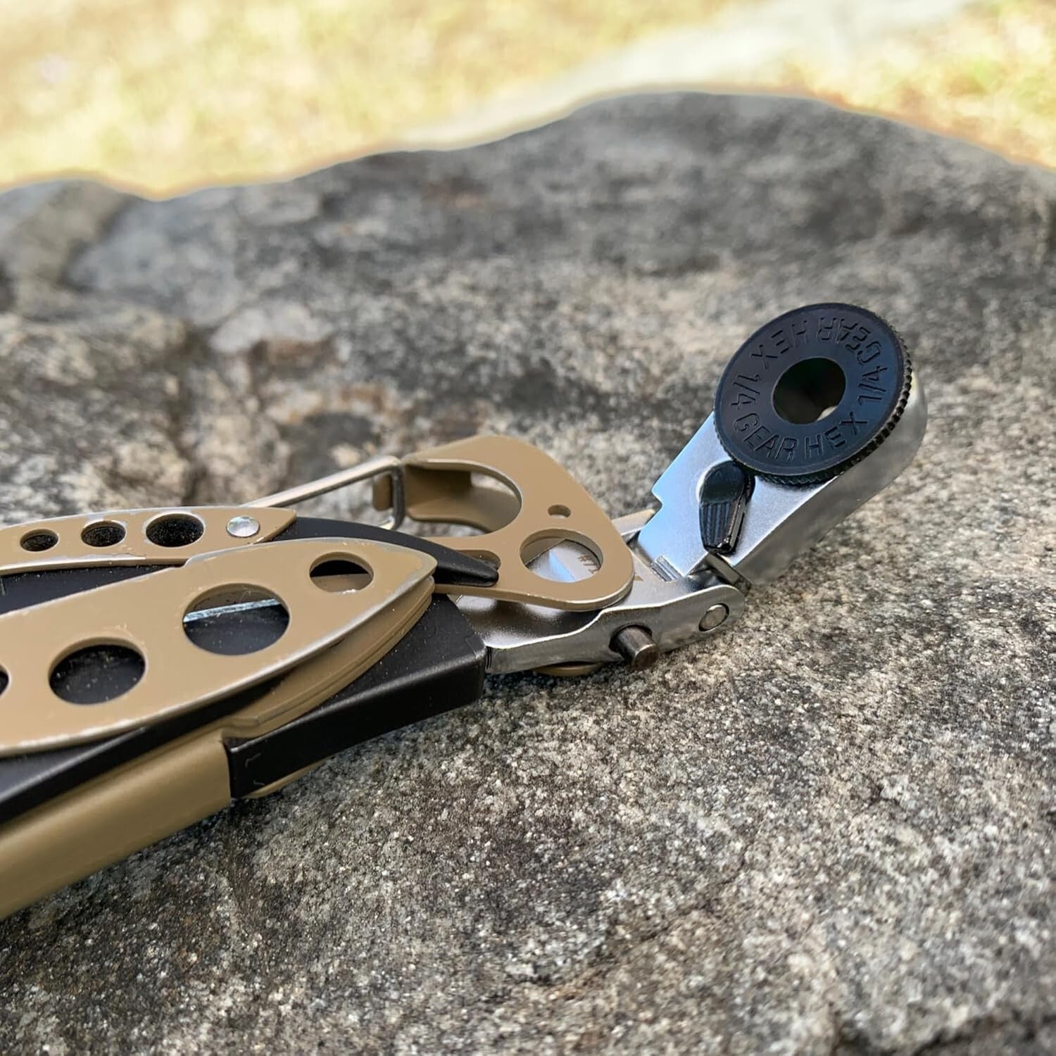 Flat End Flex Head EDC Ratchet Wrench for Leatherman Multitools - Compact Design