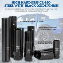 Load image into Gallery viewer, Versatile 10-Piece Lug Nut Extractor Kit - SAE &amp; Metric Compatibility for Wheels