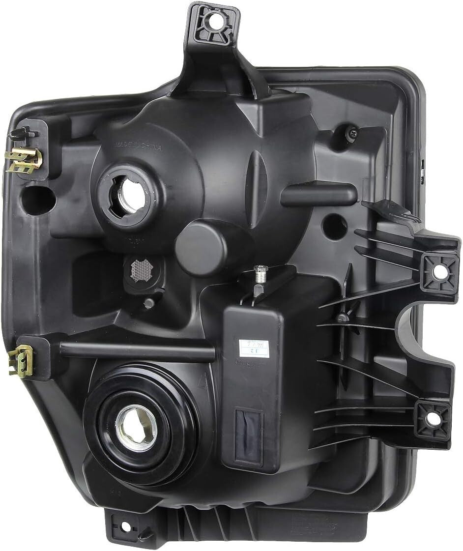 Direct Fit Black Clear Halogen Headlights for 2008-2010 Super Duty Trucks