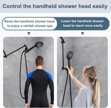 Load image into Gallery viewer, Adjustable 15 Inch Brass Shower Arm Extender with Locking Screw Stability