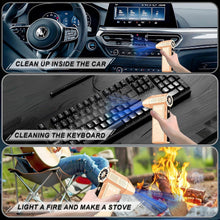 Load image into Gallery viewer, Gold Compressed Air Blower - Lightweight 3-Gear Electric Duster for PC Cleaning