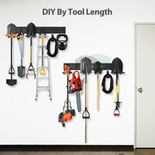Load image into Gallery viewer, Rust-Resistant Wall Mount Organizer - 48-Inch Carbon Steel with 450 lbs Capacity