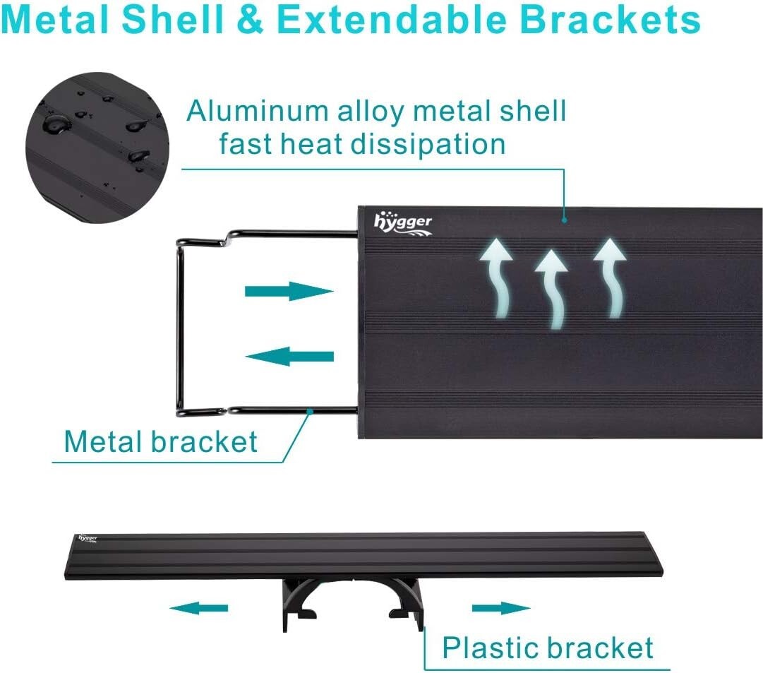 Energy-Efficient Aquarium Light with Adjustable Color Modes for Stunning Tanks