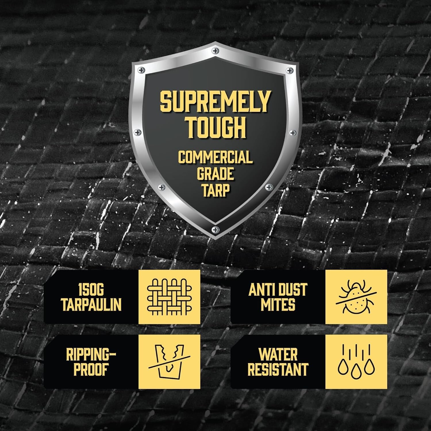 Water-Resistant Extra Thick Mattress Cover with Zipper for Safe Storage & Moving