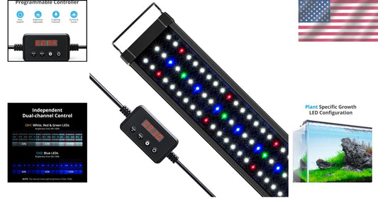 ClassicLED Plus 27 Watts Aquarium Light - Adjustable Spectrum & Timer for Tanks