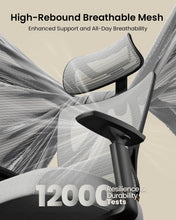 Load image into Gallery viewer, Ergonomic Big &amp; Tall Mesh Office Chair with Adjustable Headrest &amp; Lumbar Support