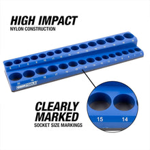 Load image into Gallery viewer, Magnetic Socket Organizer Set - Non-Marring Trays for 1/4" and 1/2" Sockets