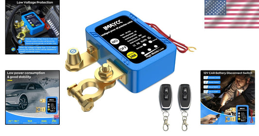 Innovative Remote-Controlled Battery Disconnect Switch – 240A for Auto, RV, Boat