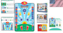 Load image into Gallery viewer, Interactive Educational Prayer Mat for Kids - Learn Salah with Fun Designs