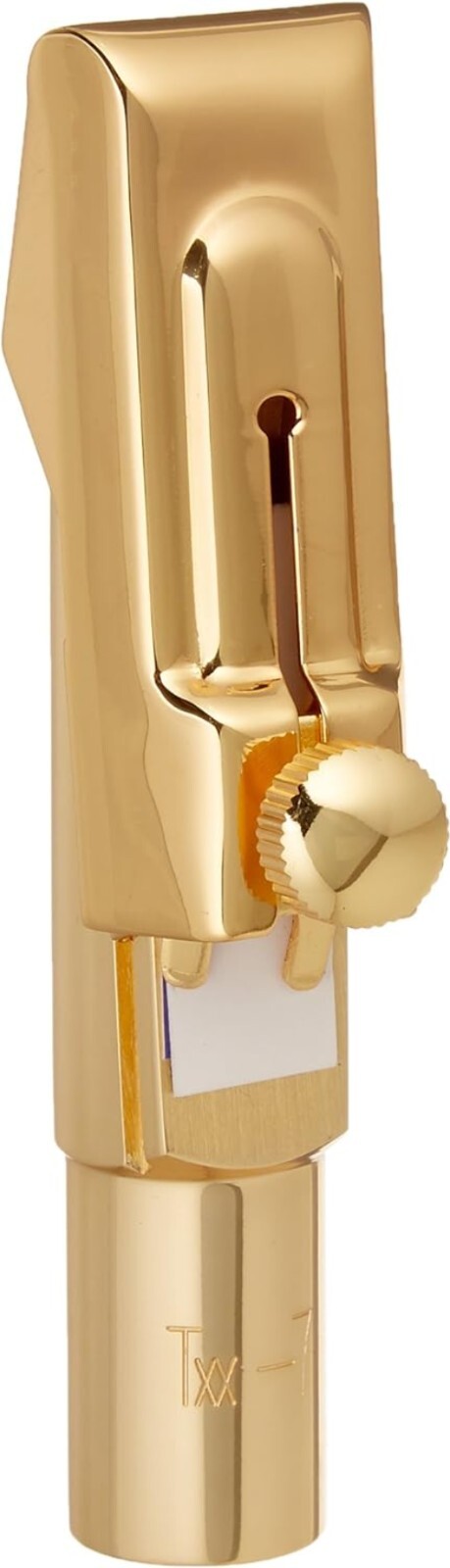 Tenor Saxophone Mouthpiece with Tone Chamber - Gold Metal for Pros & Beginners
