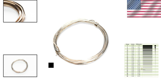 1 Ounce 10 Gauge Square Sterling Silver Wire - Perfect for Jewelry Creations