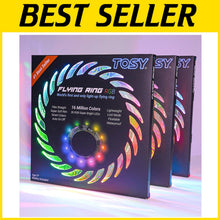 Load image into Gallery viewer, Safe Soft Rim Flying Ring - Auto Light Up with 4000 Throws, Ideal for Family Fun