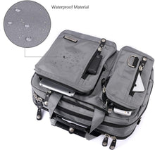Load image into Gallery viewer, Versatile 18.4 Inch Convertible Laptop Briefcase Backpack &amp; Messenger Bag