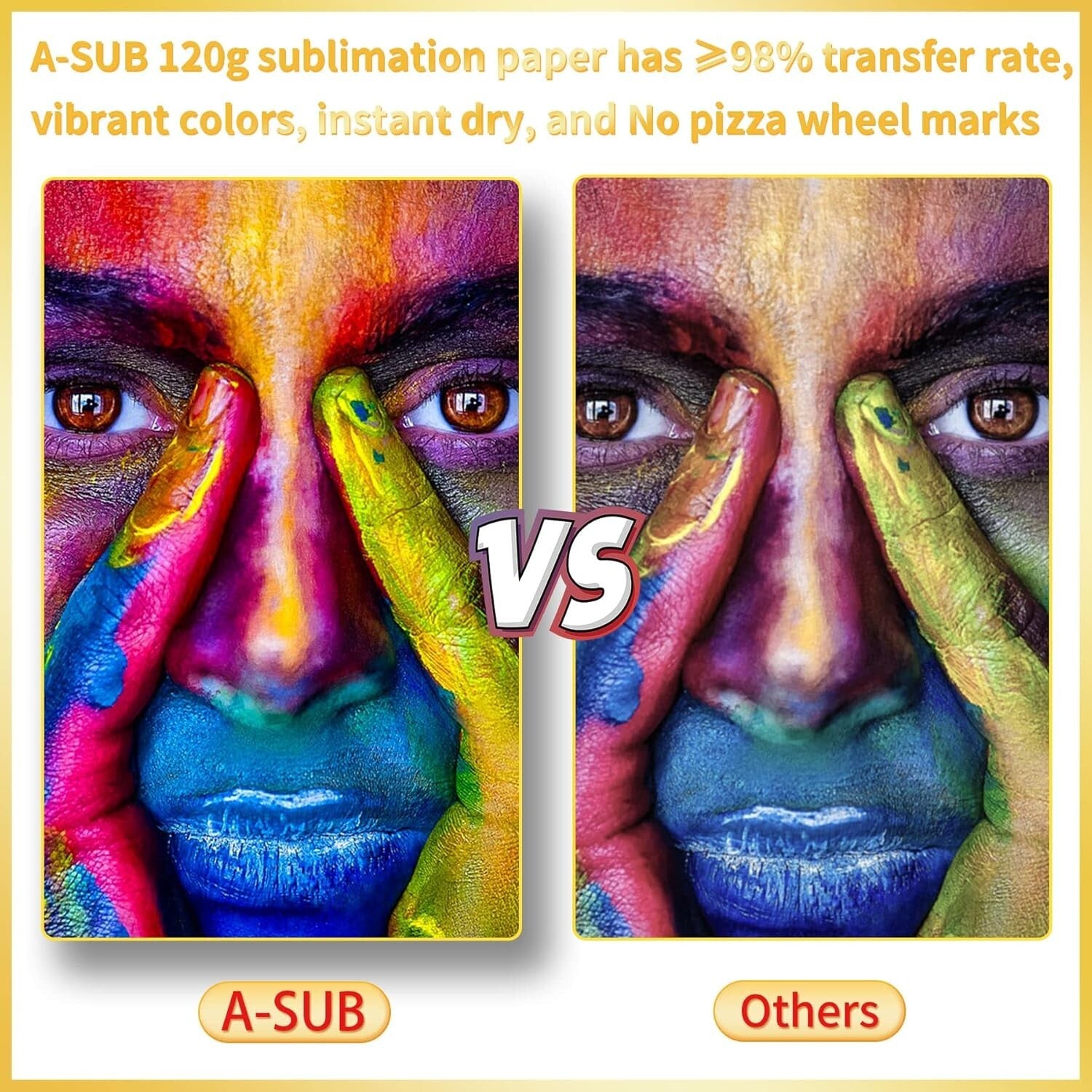 110 Sheets of 13x19 Inch Sublimation Paper 120 GSM - Perfect for DIY Projects