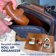 Load image into Gallery viewer, Thoughtful Birthday Gift Set for Men - Luxurious Leather and Practical Items