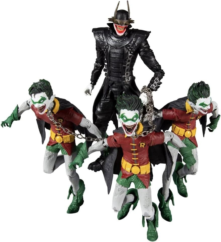 Limited Edition 7-Inch Action Figures: Batman Who Laughs & Robin Duo Set