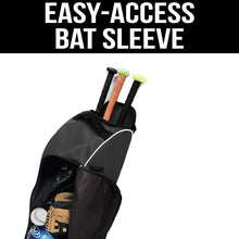 Load image into Gallery viewer, Versatile Rolling Bat Bag with Extra Pockets - Ideal for Baseball &amp; Softball