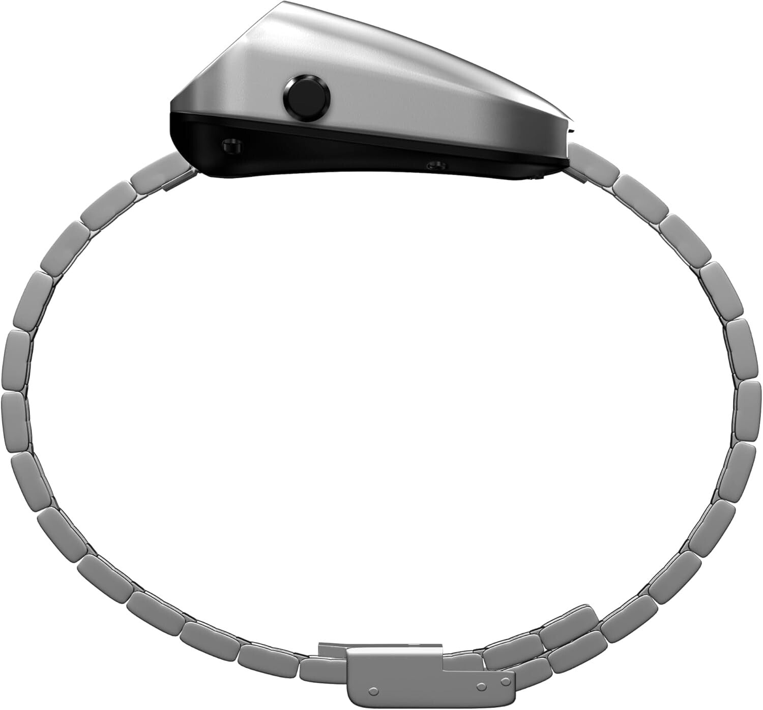 Stylish Men's OLED Digital Watch—Stainless Steel with Custom Watch Faces