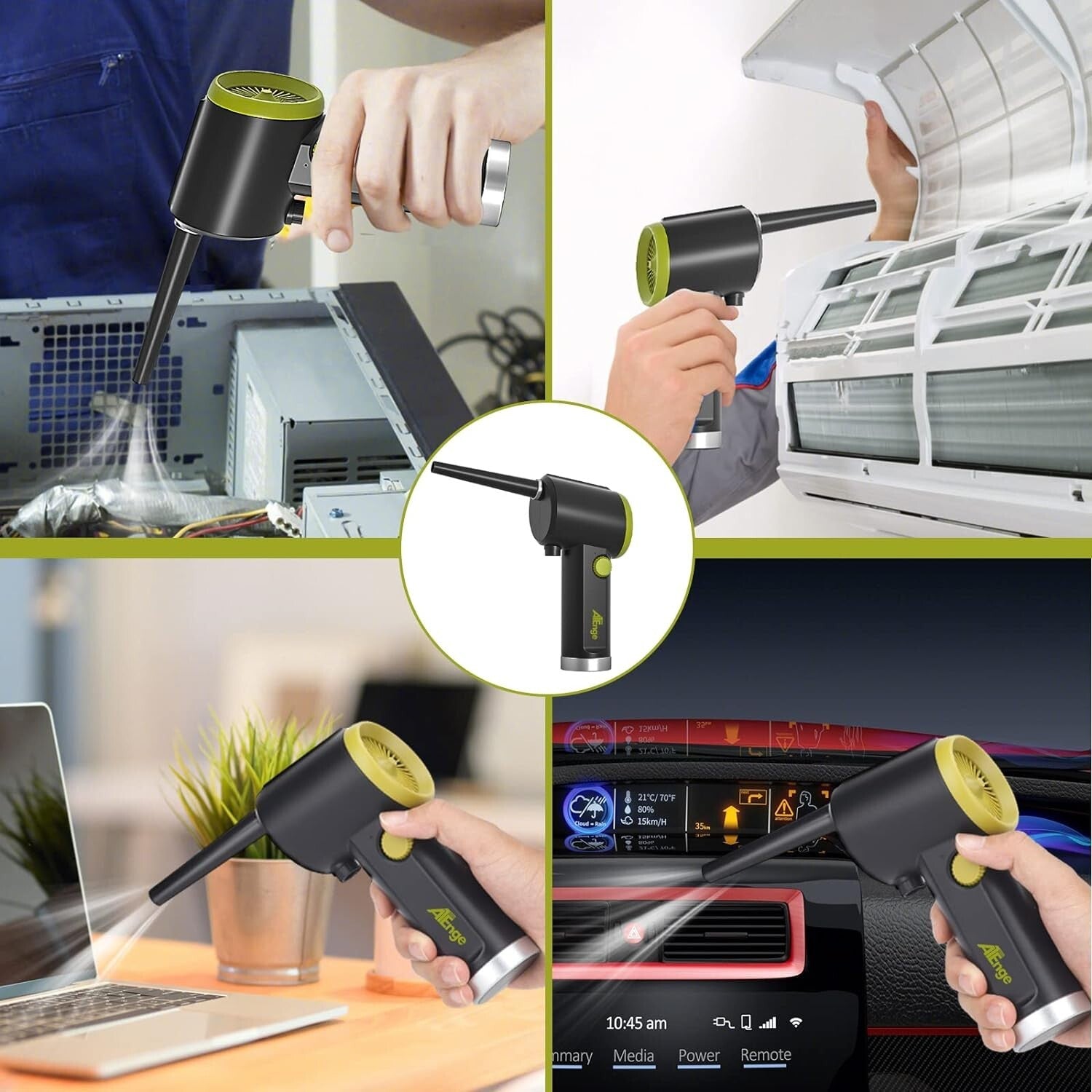 Compact Cordless Air Duster - 6000mAh Rechargeable Blower for Versatile Cleaning