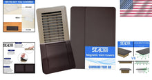 Load image into Gallery viewer, Brown Magnetic Vent Covers Set - Ideal for Floor, Wall, and Ceiling Vents 2-Pack