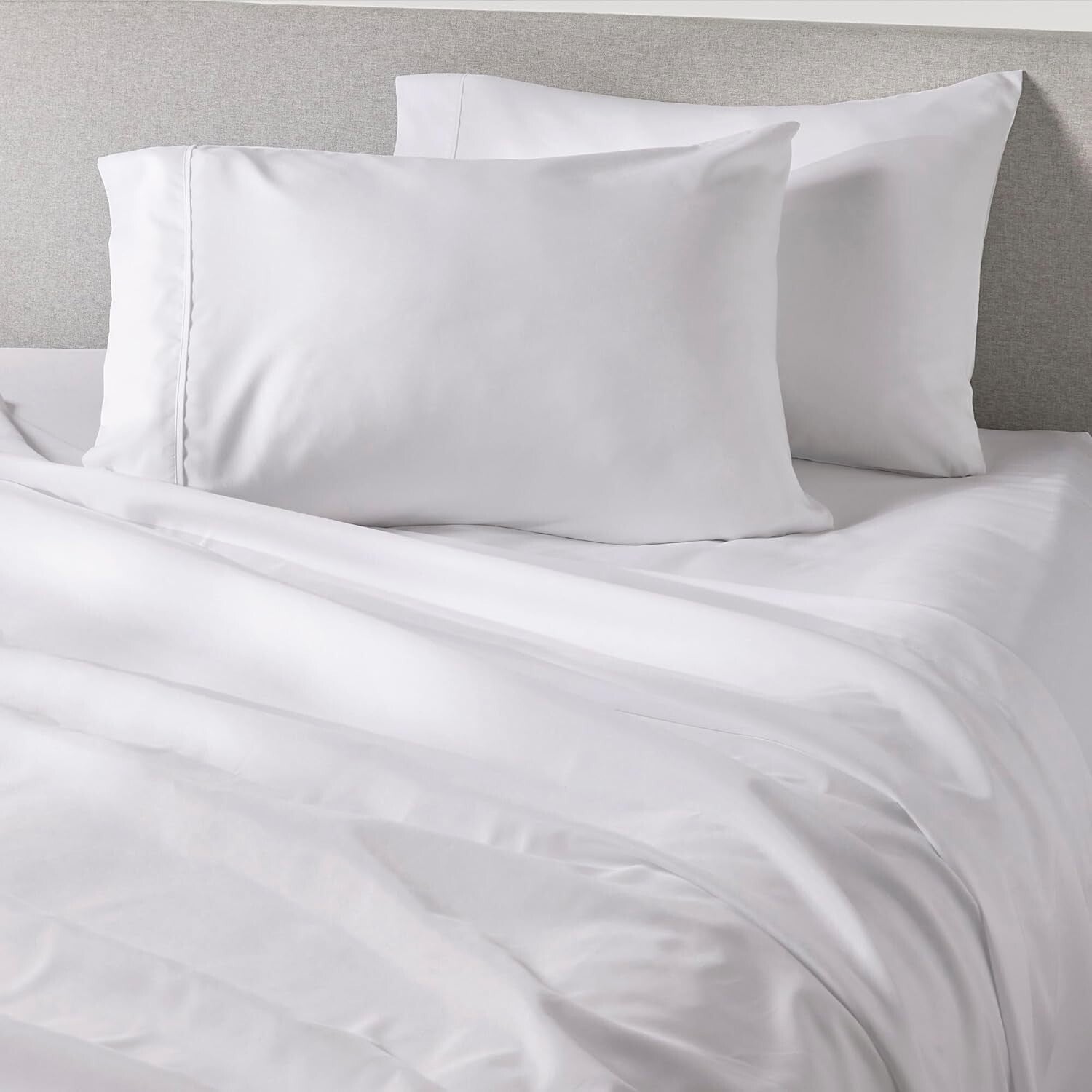 1500tc Classic White Sheet Set - Extra Soft Cooling for Hot Sleepers - Full Size