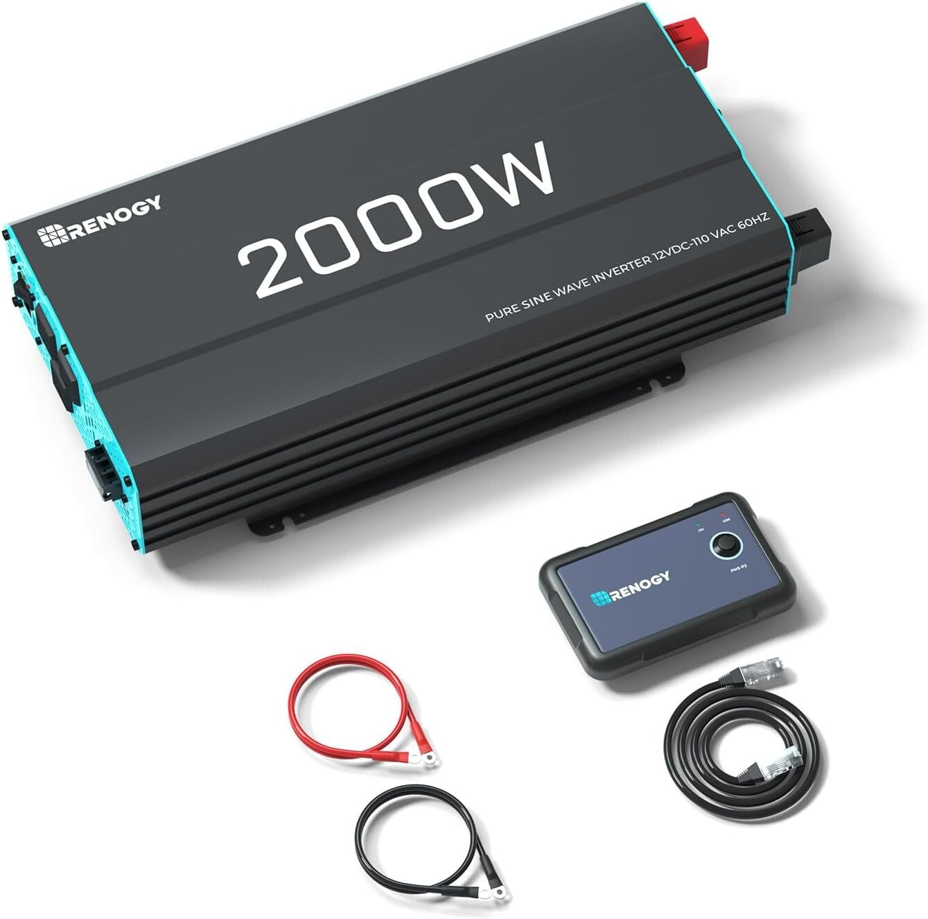 Powerful 2000W DC to AC Converter for Off-Grid Solar – USB & Remote Control