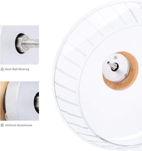 Load image into Gallery viewer, Super Silent 11-Inch Hamster Exercise Wheel with Adjustable Stand for Quiet Play