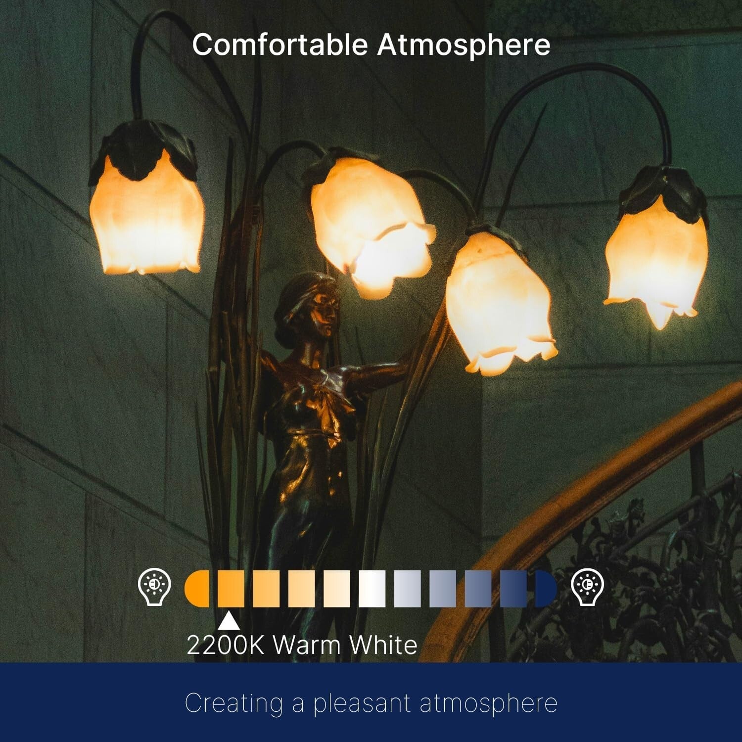 Versatile 40W Equivalent Dimmable Amber LED Bulbs for Stunning Indoor Spaces