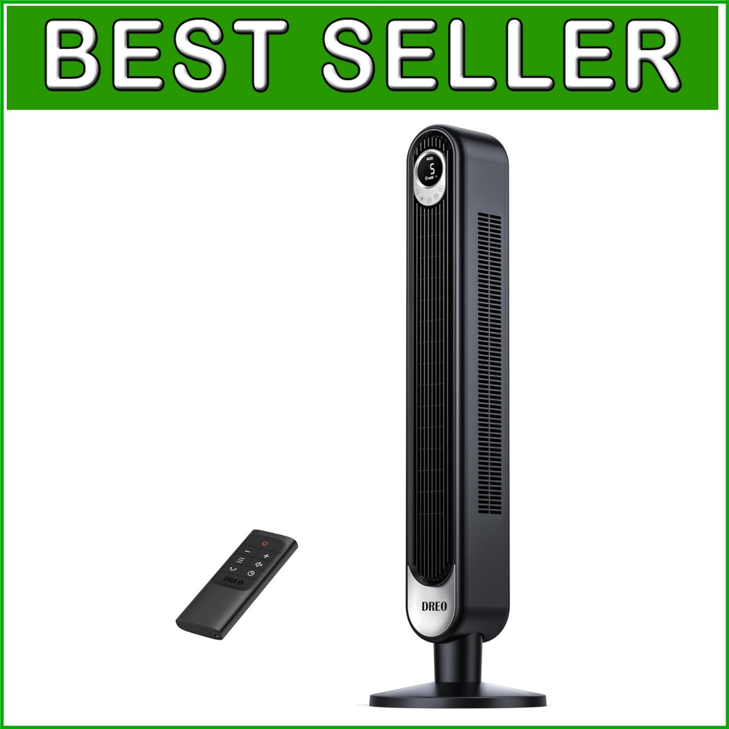 Whisper-Quiet 42'' Tower Fan with 6 Speeds & Remote – Ideal for Bedroom Comfort