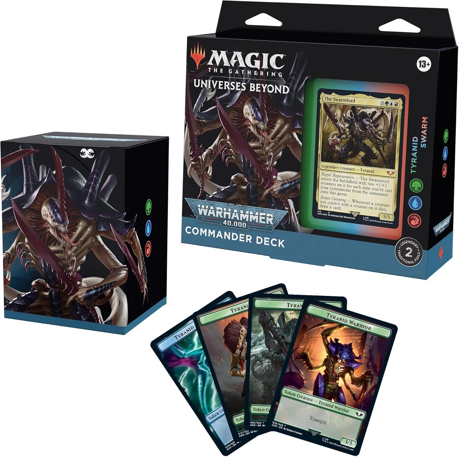 Ready-to-Play Warhammer 40K Magic: The Gathering Commander Deck — Tyranid Swarm