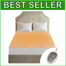 Load image into Gallery viewer, Comfort Feature Heated Mattress Pad with Smart Home Compatibility - Full Size