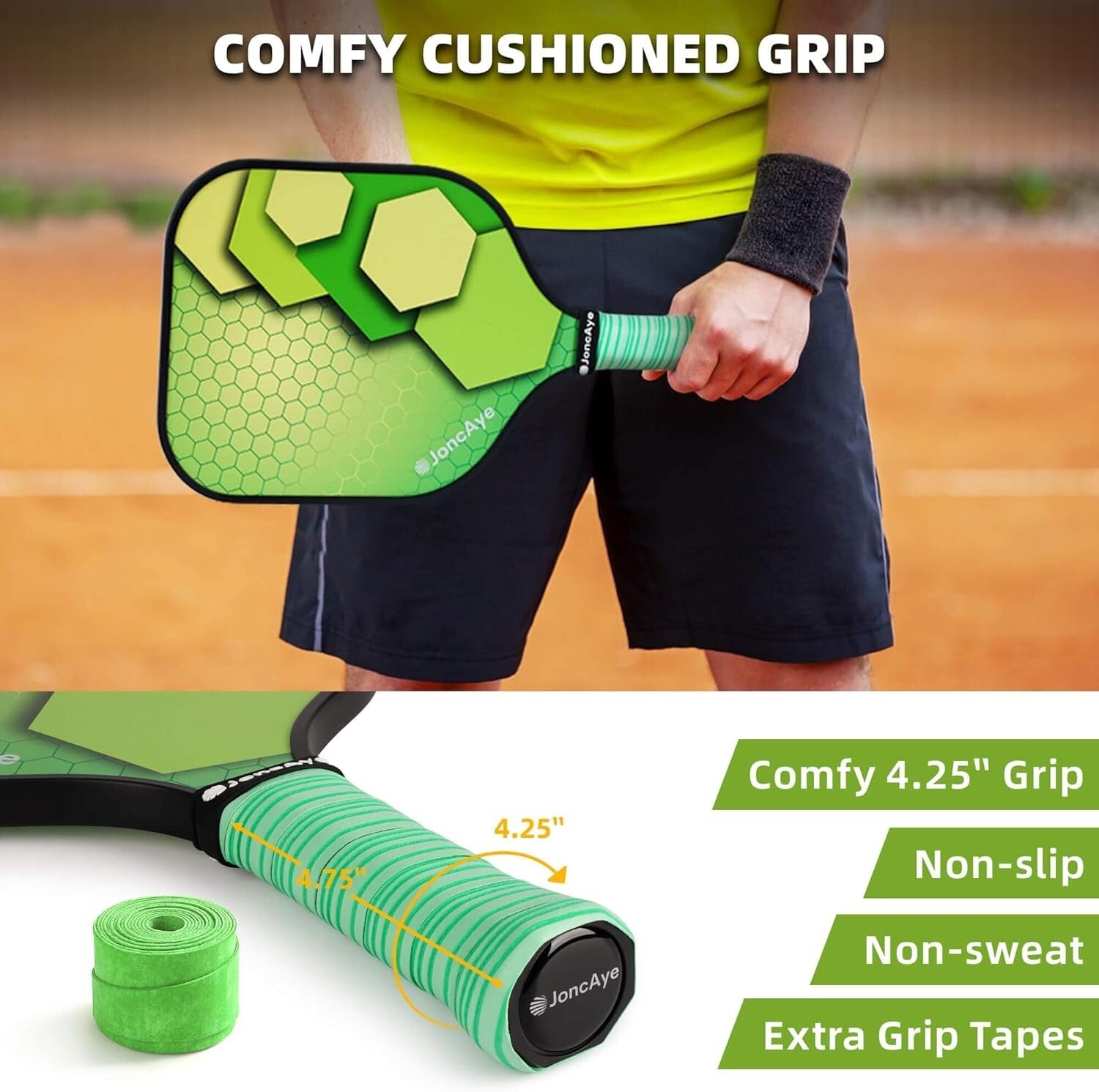 Beginner-Friendly Pickleball Equipment Set - USAPA Approved with Accessories