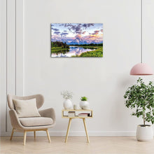 Load image into Gallery viewer, Breathtaking Oxbow Bend National Park Art - 16x24 Framed Canvas for Your Home