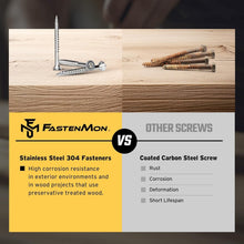 Load image into Gallery viewer, Bulk Pack of 1200 Flat Head Deck Screws - Corrosion-Resistant, Ideal for Wood