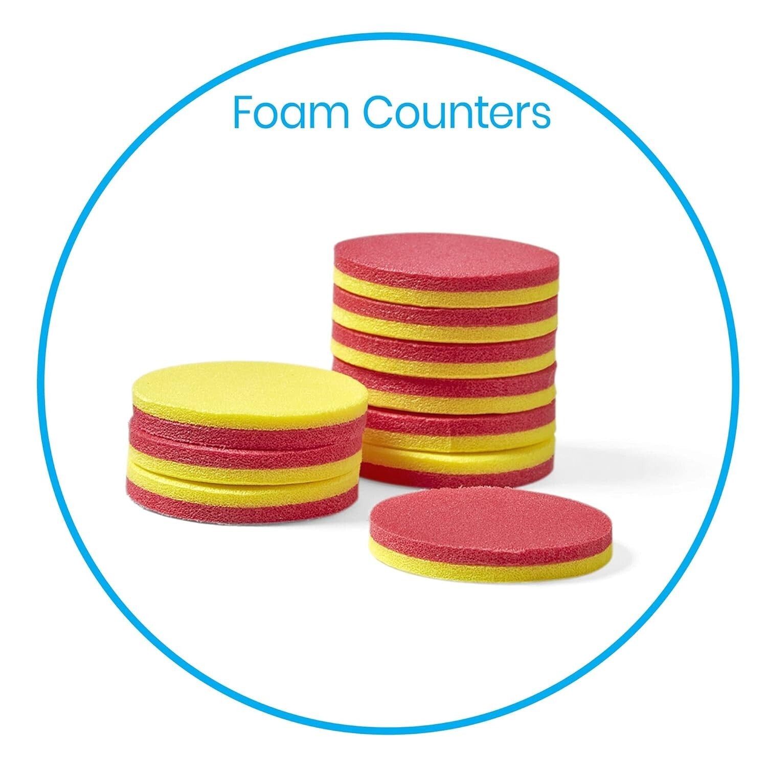 Engaging Math Manipulatives: 1000 Foam Counting Chips for Early Learning