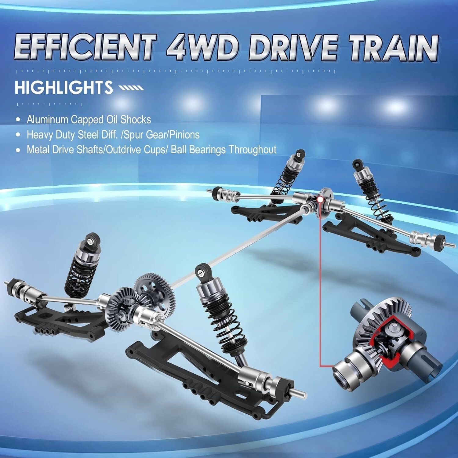 Fast 1:12 Scale RC Monster Truck - 38 km/h 4WD Electric Toy for Kids & Adults