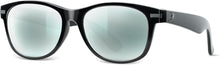 Load image into Gallery viewer, Luxury Polarized Sun Protection: B8132 Black/Silver UV-Blocking Glass Sunglasses